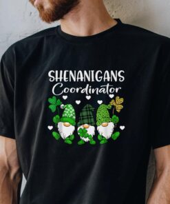 Gnome Green St. Patricks Day Shenanigans Coordinator Proud T-Shirt