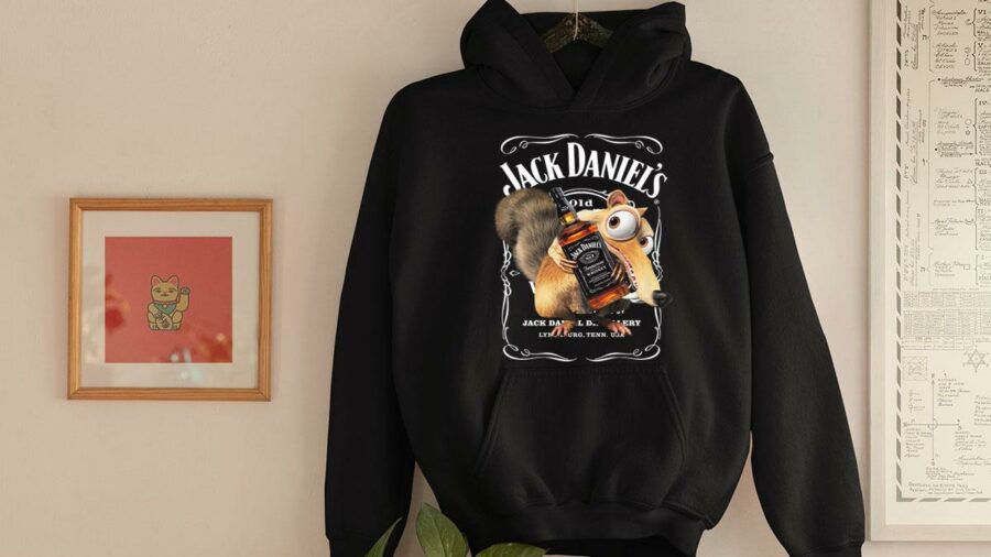 scrat jack daniels hoodie