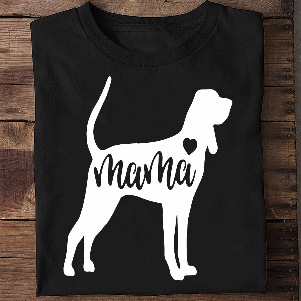 Redbone Coonhound Mama Mom Dog Mothers Day Gift Shirt