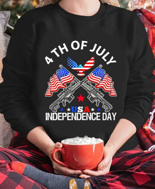 4th of july usa independence day american flag sweatshirt