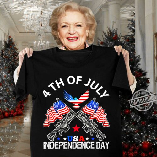 4th of july usa independence day american flag women shirt