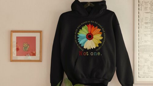 there is not one child not one feminist gift hoodie