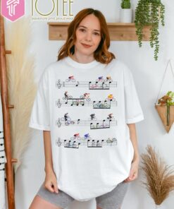 Cycling Music Note t-shirt