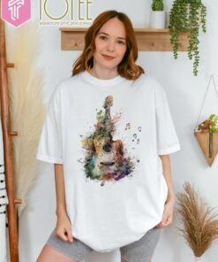 Guitar Colors Music Note t-shirt